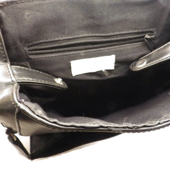 Vintage Nine West Black Leather Backpack/ Handbag main image 8